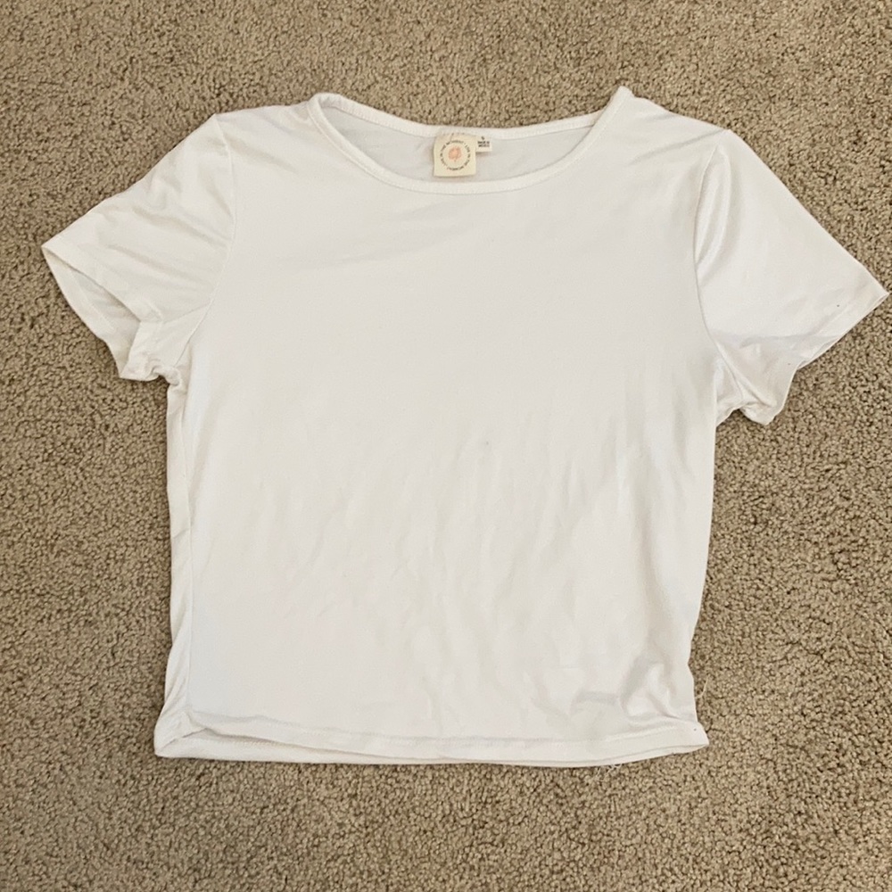 White comfy t